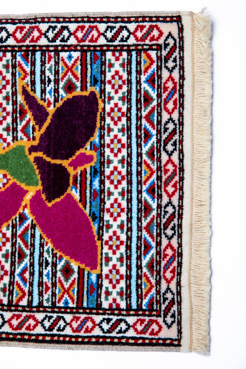 Karabakh-Khari Bulbul Style Souvenir Carpet