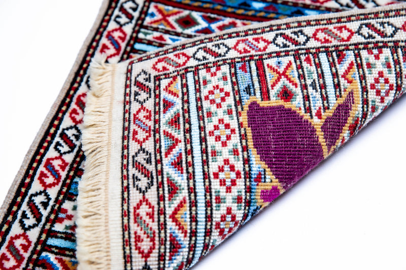 Karabakh-Khari Bulbul Style Souvenir Carpet